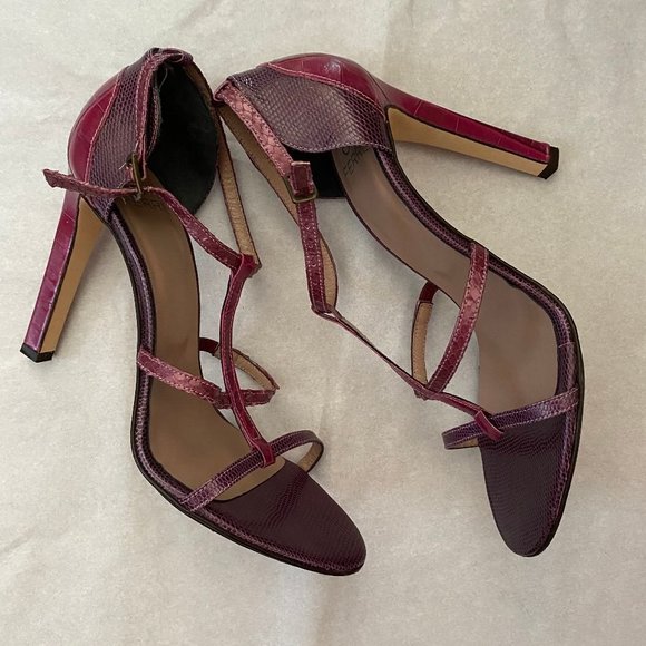 gianfranco ferre stiletto strappy heels - Picture 3 of 6